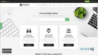 Tikidocs - Knowledgebase and Support Forum WordPress Theme      Jewel