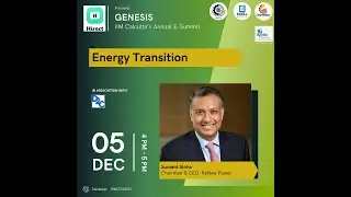 Genesis || Day 3 || Sumant Sinha: Energy Transition