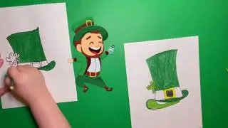 ☘️ happy St.Patrick’s day☘️ how to draw Leprechaun hat☘️
