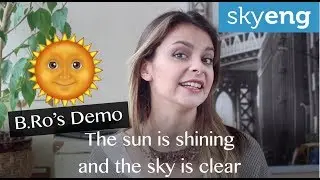 Как говорить о погоде на английском || SkyEng (B.Ro's DemO)
