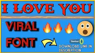 NEW FONT ENGLISH DOWNLOAD |  NEW INSTAGRAM FONT LINK | NEW FONT 2021|PIXELLAB FONT