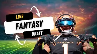 An ABSURD LIVE Fantasy Football Draft