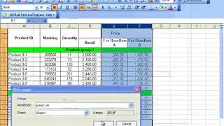 How to find and replace data across multiple Excel files.