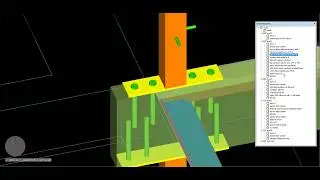 Steel Detailing, modeling - Advance Steel + Navisworks