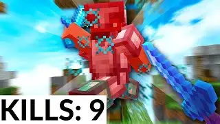 I Got 9 KILL GAME! | Skywars Gameplay #11