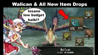 Walican & All New Item Drops! INSANELY GOOD Low Budget Halb!? | Toram Online