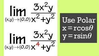 Be careful when using polar coordinates to evaluate the limit of a multivariable function
