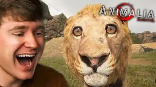 SURVIVING as a LION in the SAVANNAH!? (Animalia Survival)