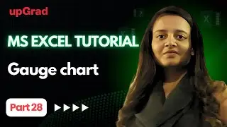 Excel For Fresher Part 28 | How To Create A Gauge Chart In Excel | Gauge Chart in Excel