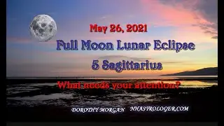 Full Moon Lunar Eclipse Sagittarius May 26, 2021