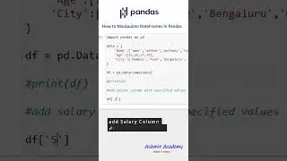 How to Manipulate DataFrames in Pandas 