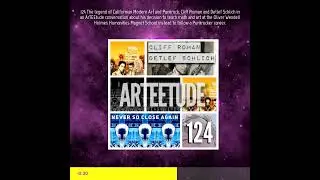 124 The legend of Californian Modern Art and Punkrock, Cliff Roman and Detlef Schlich in an ArTEEtud