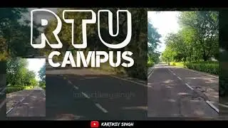 Rajasthan technical University kota #rtucampus rajasthan