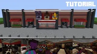 Minecraft Tutorial: How To Build Freddy Fazbear's Pizza Restaurant (Part 1)