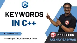 Keywords in C++ | C++ | SY Diploma | SEM 3 OOPS 22316