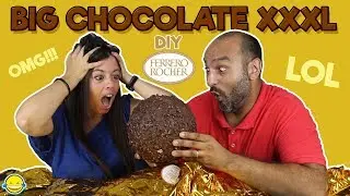 Big Chocolate XXXL!!! Giant DIY Ferrero Rocher Chocolate!! Fun Moments