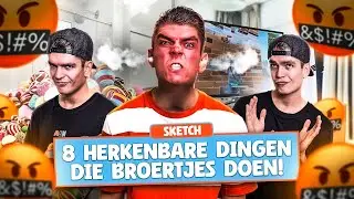 8 HERKENBARE DINGEN DIE BROERTJES DOEN! | Addo & Nick Comedy Sketch ​⁠