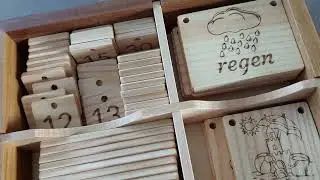 Educational calendar board - Xtool D1 - Which day is it today?
