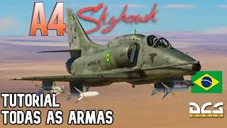 DCS TUTORIAL: Aprenda todos os armamentos do A4 Skyhawk [Bombas, Foguetes, Canhões, Mísseis]