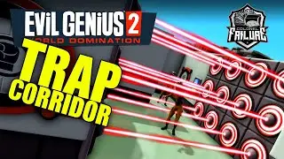 Building a trap corridor in Evil Genius 2