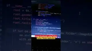 Image Downloader using Python | Python Tkinter Application 👨‍💻 {