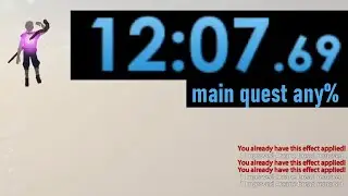 Gedonia speedrun main quest any% 12:07 (obsolete patch)