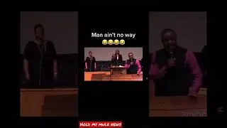 Pastor gets checked by the time keeper 😳😳😳😳😂😂😂😂 (Hold My Mule News)