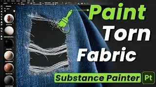 Procedural Torn Fabric in Substance Painter | Fabric Tear