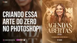 Como Criar Arte Agendas Abertas no Photoshop