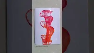 DIY Thread Art 🧡| String pull Art 😍 #bmartcreations #shorts #youtubeshorts #creative #song #art #diy