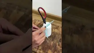 Si tienes unas tijeras viejas que ya no cortan, no las tires ni pagues para que las afilen. #cocina