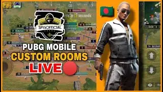 PUBG MOBILE | ʟᴇᴛ's ᴘʟᴀʏ ᴄᴜsᴛᴏᴍ ᴡɪᴛʜ SPYxOFFICIAL | LIVE 🔴 With GAMEXFUNNER |