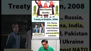 [Defense] Cluster Bomb Treaty - India not signed while USA donates to Ukraine  
