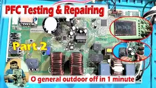 o general dual inductor PFC Testing outdoor pcb repairing