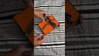 Unboxing Hermes! Hermes passport holder! #hermes #hermesunboxing