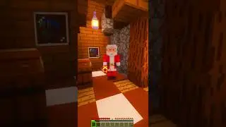 NOEL BABA Bacadan Evime girdi ve Bana YILBAŞI Hediyesi verdi! - Minecraft