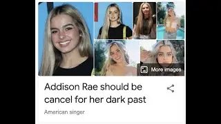 So someone hacked Google and changed Addison Rae's name