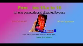 iphone ios 15.x et ios16 passcode bypass gratuit