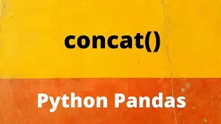 concat() method in Python Pandas || class 12 Informatics Practices