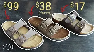 Farting Amazon Knockoffs vs Real Birkenstock - (CUT IN HALF)