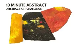 10-minute Abstract Artwork with 3 Shapes (2 Art Examples)