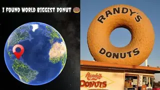 i found very biggest Donut 🍩 on Google map and google earth #earth #googleearth #map #donuts