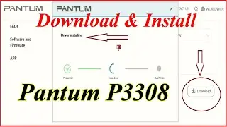 Pantum P3308 Driver Download And Install | How To Install Pantum Printer | Pantum P3308dw