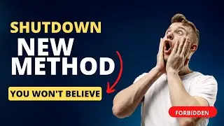 New Way To Shutdown Your PC #pctipsandtricks @BlackCherry11140