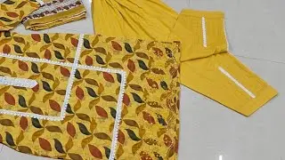 Stylish & Branded Kurti/Suit Design Making With Lace /Latest Kurti Design DIY/Lace Design Kurti Idea