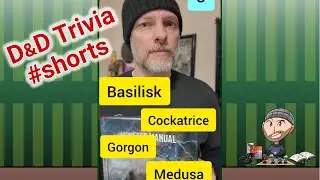 D&D Trivia - Monsters with Turn to Stone - Petrification Ability 