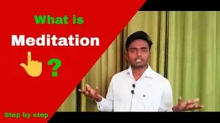 What is the definition of Meditation in English?