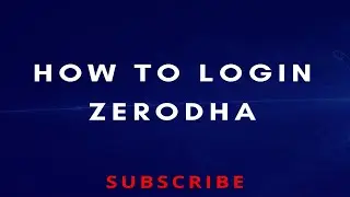 Zerodha Ko Login Kaise Karte hain