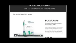 Developers at Pixel Film Studios Release FCPX Charts for Final Cut Pro X.