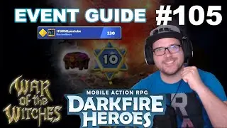 🗓️Day 2 BEATING WAVE 230 first time, best teams to use - War of the Witches| Darkfire Heroes 